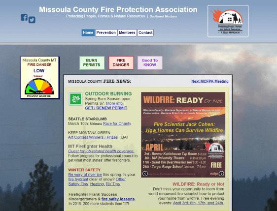 Missoula County Fire Protection Association - Missoula MT